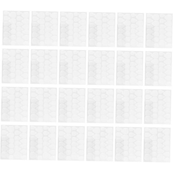 40 Sheets Nail Jelly Glue Clear Double Sided Tape Nail Art Sticker Nail Stickers Nail Double Side Glue Clear Sticker Paper Nail Art Accessory Nail Double-sided Glue DIY Nail Supply