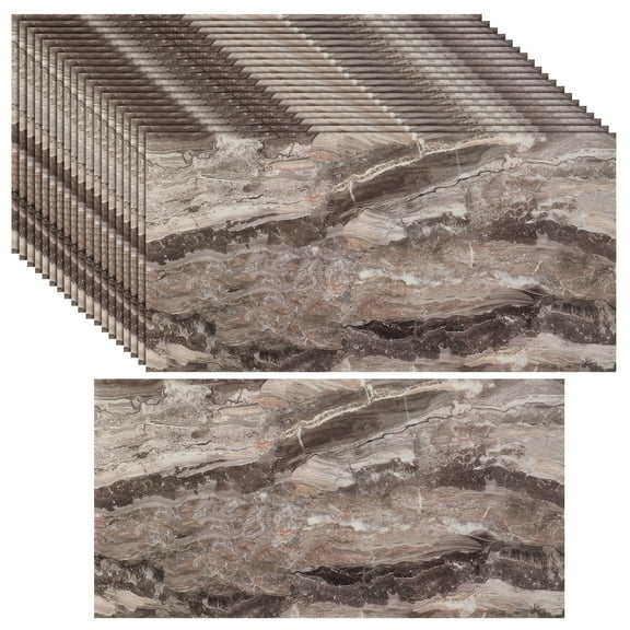 YEAHIBABY 40Pcs Peel and Stick Tile Decals with Realistic Ceramic Texture