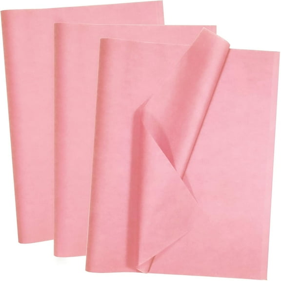40 Sheets Pink Tissue Paper 28 x 20 Inches - Pink Wrapping Paper Bulk for Weddings Birthday DIY Project Festival Wrapping Crafts Decor