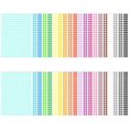 thumbnail image 1 of 40 Sheets Round Dot Stickers(11200 Dots) 8mm Small Round Stickers Sticky Marking Labels Self Adhesive Round Sticky Marking Labels 20 Different Color Coding Labels for Mark, 1 of 7