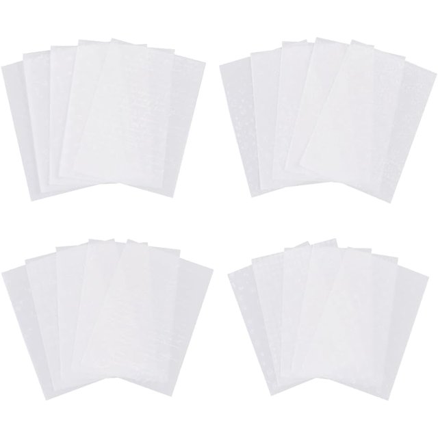 40 Sheets Translucent Vellum Scrapbook Paper 4x5.7 Inch Embossed Vellum