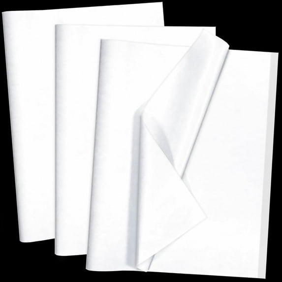 40 Sheets White Tissue Paper 28 x 20 Inches Recyclable White Wrapping Paper Bulk for Weddings Birthday DIY Project Festival Wrapping Crafts Decor