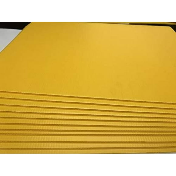 40 Signs Yellow 18"x24" x 4 mm Corrugated Plastic Sign BLANK bundle of 40 pieces, Ship same day