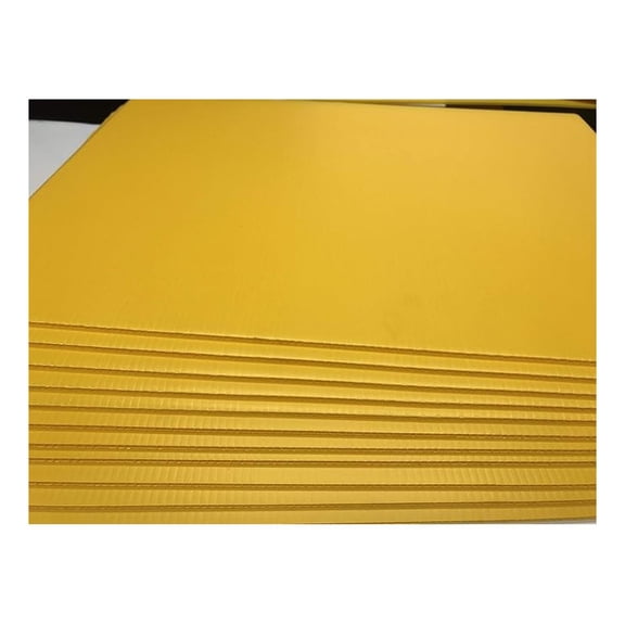 40 Signs Yellow 18"x24" x 4 mm Corrugated Plastic Sign BLANK bundle of 40 pieces, Ship same day