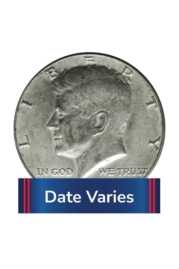 40% Silver Kennedy Half Dollars Average Circulated $1 Face Value