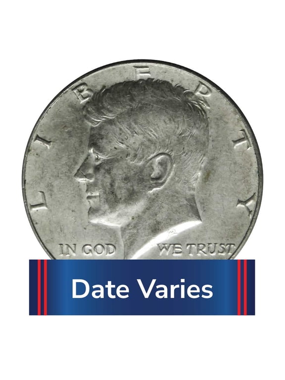 40% Silver Kennedy Half Dollars Average Circulated $1 Face Value