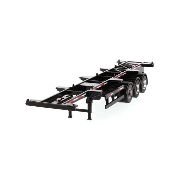 40' Skeletal Trailer, Black - Diecast Masters 91024 - 1/50 scale Diecast Replica