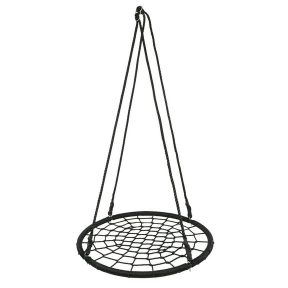 40" Spider Web Tree Net Swing For Playground Backyard 600LBs Capacity 71" Rope