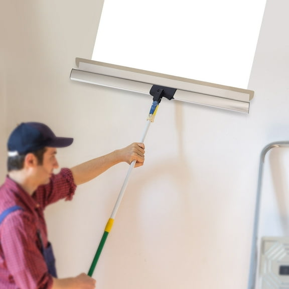 40" Stainless Steel Drywall Skimming Blade Putty Blade Finishing Tool+Grip Handle