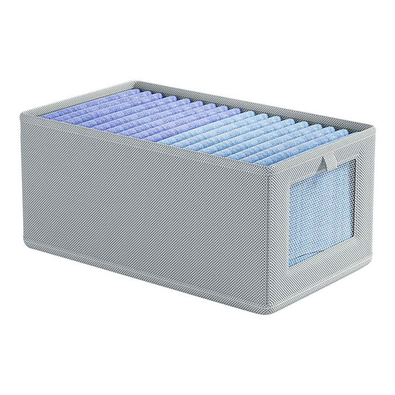 Up to 40% off Storage Bins amlbb Non Woven Storage Box, Wardrobe, Panties, Perspective Sorting Box, Miscellaneous Items Box, Household Wardrobe, Clothing Layering Tool on Clearance