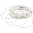 thumbnail image 1 of 40 Strands Spring Bracelets Minimalist Bracelets Steel French Wire Gimp Wire for Stackable Wearing Silver 0.2cm Inner Diameter: 2-1/4 inch(5.85cm) Material Steel, 1 of 6