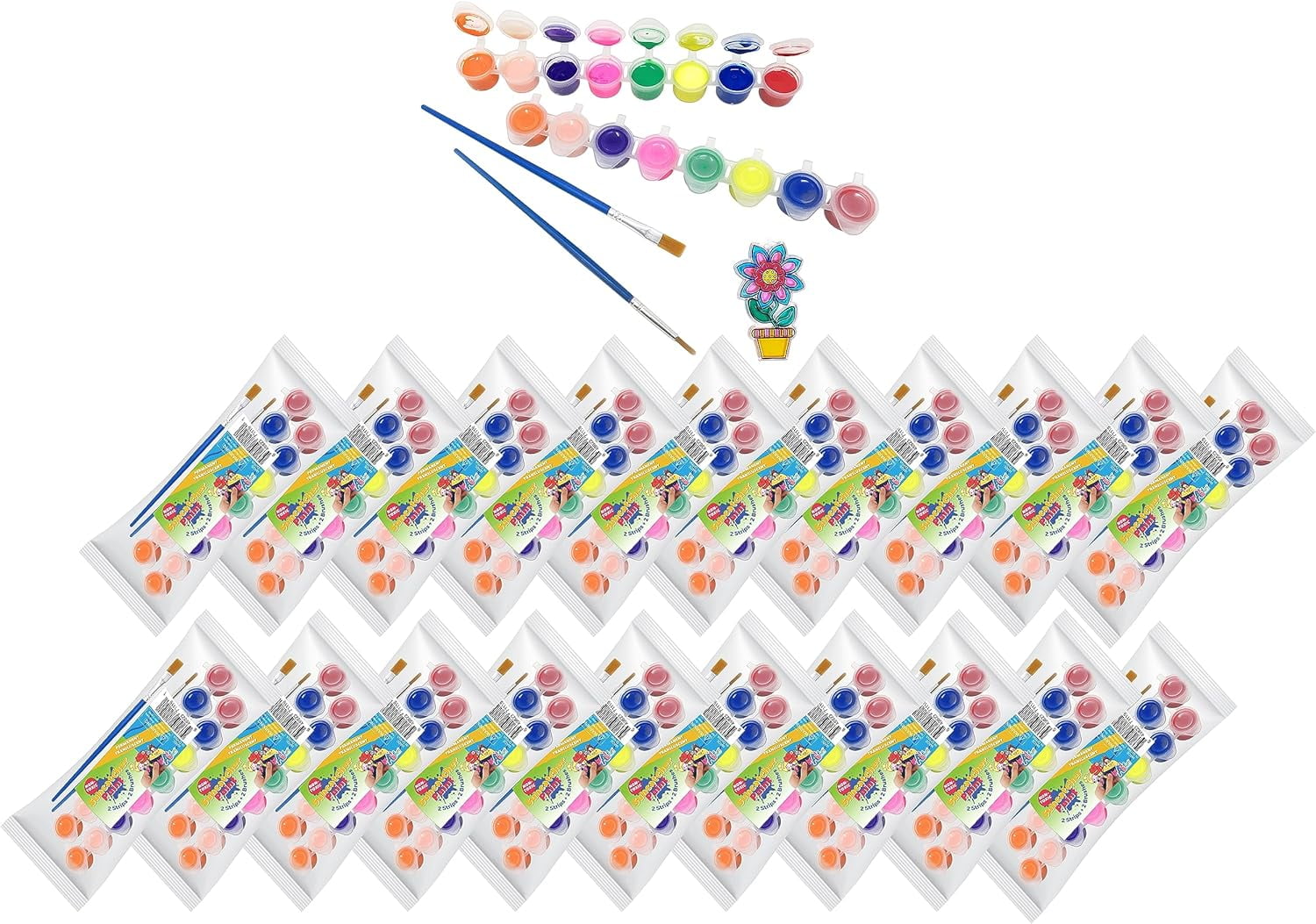 40 Strips Suncatcher Paint For Kids & Adults For Suncatcher Craft Paint