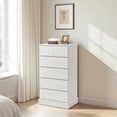 thumbnail image 1 of 40" Tall Drawer Dresser, Modern Storage Chest, Wood Nightstand with 6 Drawers, Vertical Closet Storage Organizer for Bedroom, Living Room, Hallway, 1 of 9