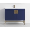 thumbnail image 1 of 40" Tennant Brand Kuro Minimalistic Navy Blue Bathroom Vanity, 1 of 4