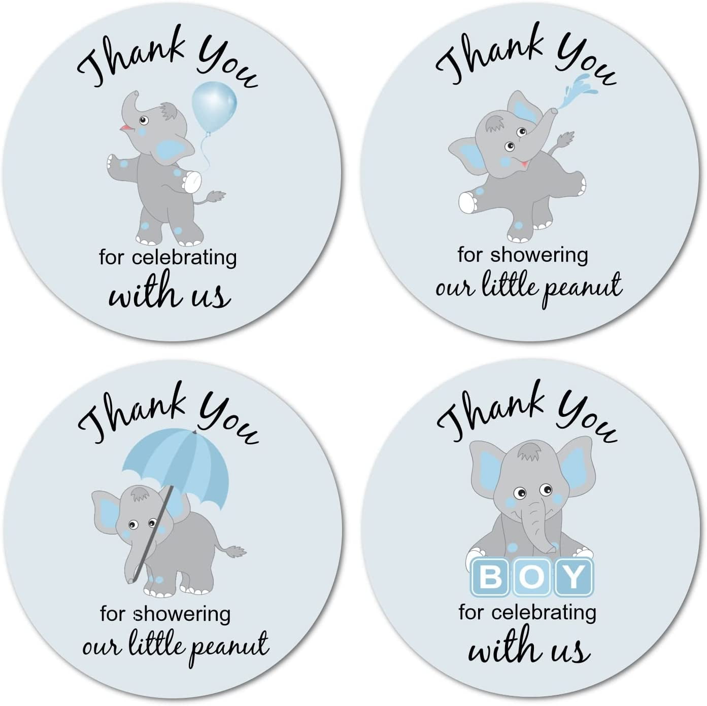 Baby in Bloom Stickers, Personalised Baby Shower Labels, Thank you  Stickers, Labels for Baby Shower Seed Plant Favours
