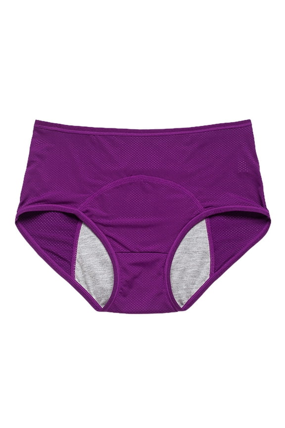 40 To 150KG Plus Size L To 8XL Pants Leak Proof Before And After Menstruation Medium To High Waisted Aunt's Sanitary Pants Underwear For Women