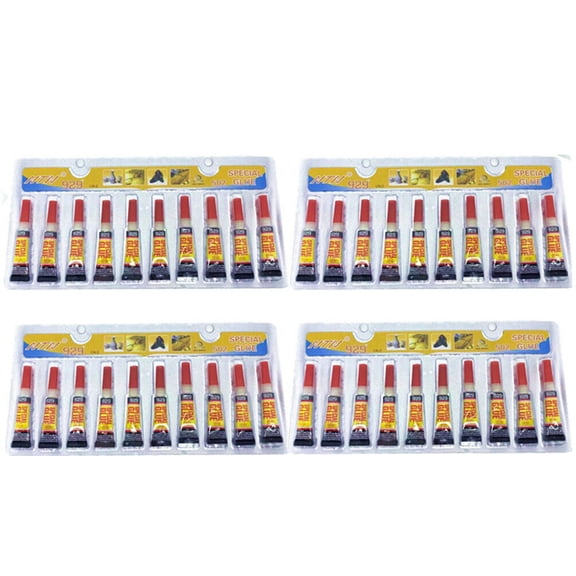 40 Tubes of Super Glue - Cyanoacrylate Adhesive Clear 2 grams (0.07oz) tubes