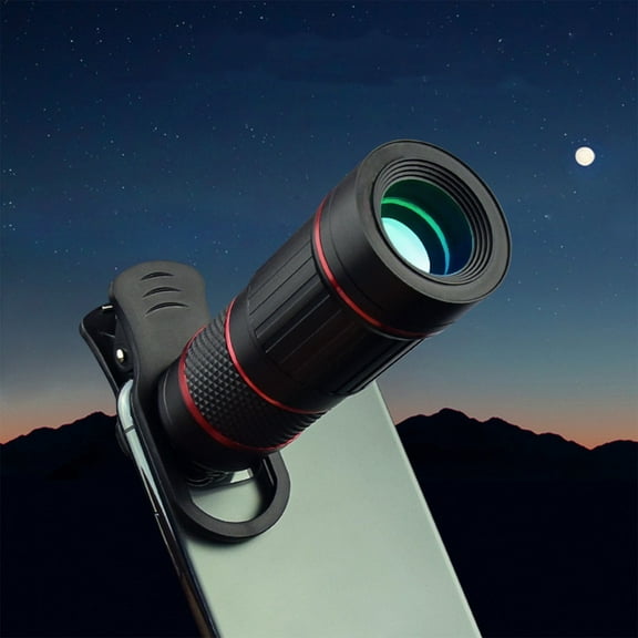 Viflosae HD Cellphone Telephoto Lens Universal Optical 18x Monocular Telescope Binoculars Magnifier Telescopic Spyglass Electronics Gadgets