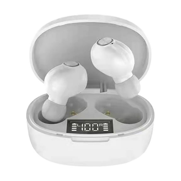 Viflosae Wireless Earphones Gaming Noise Cancelling Stereo Esports With Charging Case Gaming Stereo Heavy Bass Cool Transparent Super Long Standby Running Ultra-light Wireless
