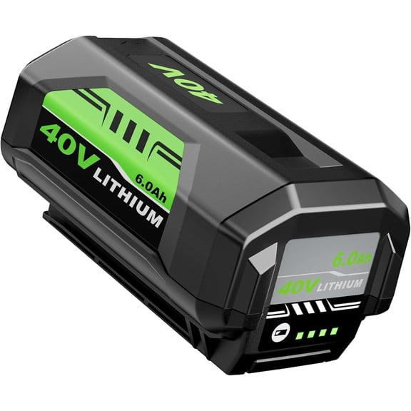 40 Volt Lithium-Ion 6.0 Ah Battery OP40602 Replacement for Ryobi 40V Battery 6.0Ah Compatible with Ryobi 40V Tools and Chargers 1-Pack