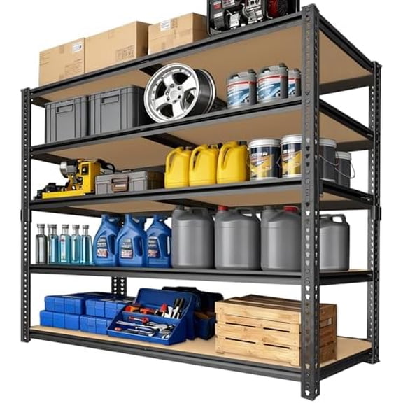 40" W Garage Shelving Unit, 2400Lbs Storage Shelves, Heavy Duty Adjustable Rack for Basement, Warehouse, Pantry, Stores, Tool Room, Freestanding Organizer$$Home Decor, Kitchen, & Other