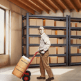 thumbnail image 1 of 40"W Heavy Duty Shelving 3600LBS Steel Shelves 6-Tier Adjustable Garage Storage Industrial Shelf for Kitchen Pantry Basement Bathroom Laundry Shop Plant Book Shoes, 18"D x 40"W x 82"H, 1 of 14