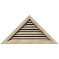 thumbnail image 1 of 40"W x 13 3/8"H Triangle Gable Vent (56 1/2"W x 18 7/8"H Frame Size) 8/12 Pitch: Primed, Functional, Smooth Pine Gable Vent w/ Brick Mould Face Frame, 1 of 12