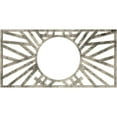 thumbnail image 1 of 40"W x 20"H x 14 3/4"ID x 1"P Hoover Architectural Grade PVC Pierced Ceiling Medallion, Antiqued Warm Silver, 1 of 10
