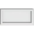 thumbnail image 1 of 40"W x 20"H x 4"ID x 14"C x 1"P Rectangle Architectural Grade PVC Contemporary Ceiling Medallion, 1 of 5