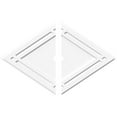 thumbnail image 1 of 40"W x 26 5/8"H x 2"ID x 14"C x 1"P Diamond Architectural Grade PVC Contemporary Ceiling Medallion, Two Piece, 1 of 4