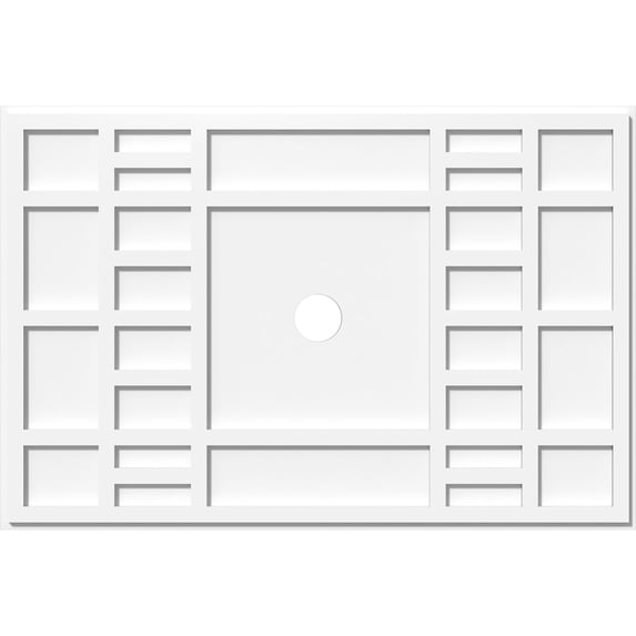 Ekena Millwork Beaux Architectural Grade PVC Ceiling Medallion