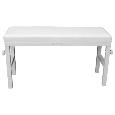 40" WIDE PORTABLE BENCH IN LUXE SERIES WHITE