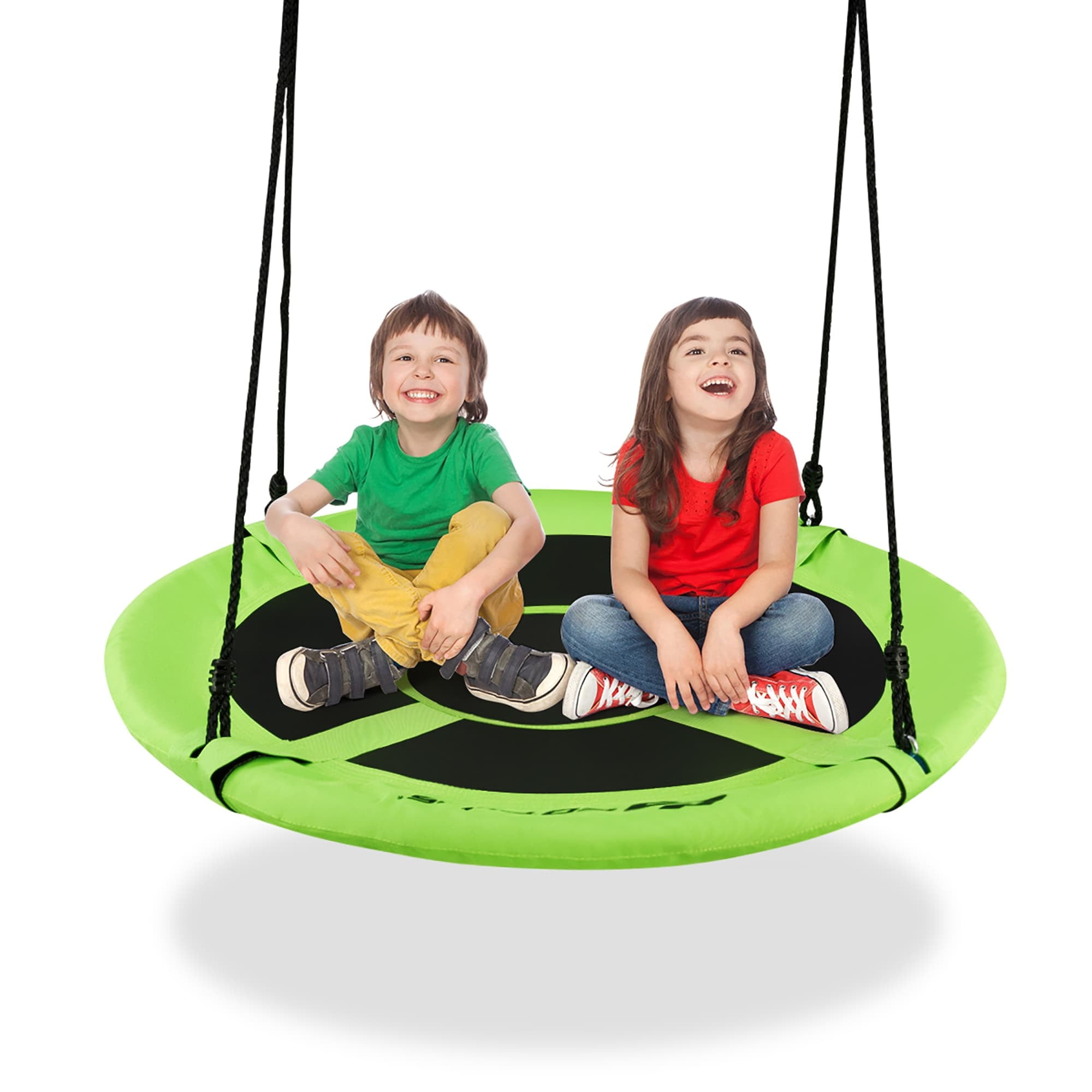 40" Light Green Waterproof Saucer Tree Swing Set