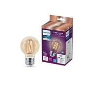 40-Watt Equivalent G16.5 Smart Wi-Fi Vintage Edison LED Light Bulb Tunable White 2700 K WiZ with Bluetooth