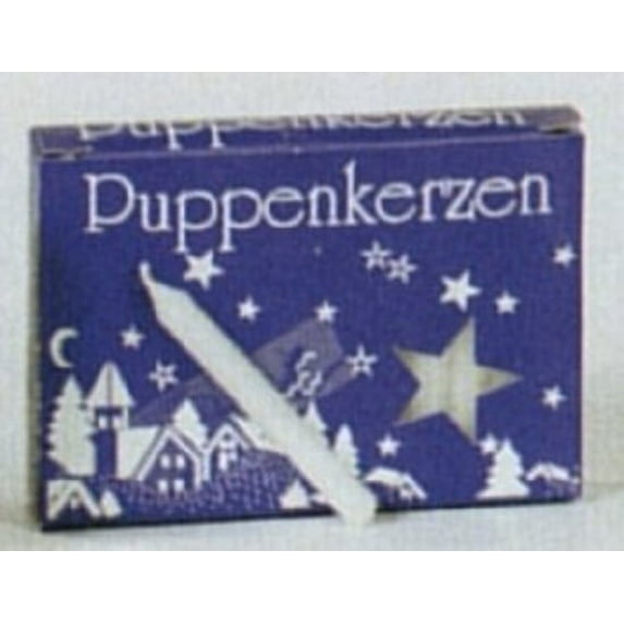 40 White 7mm diameter German Christmas Candles
