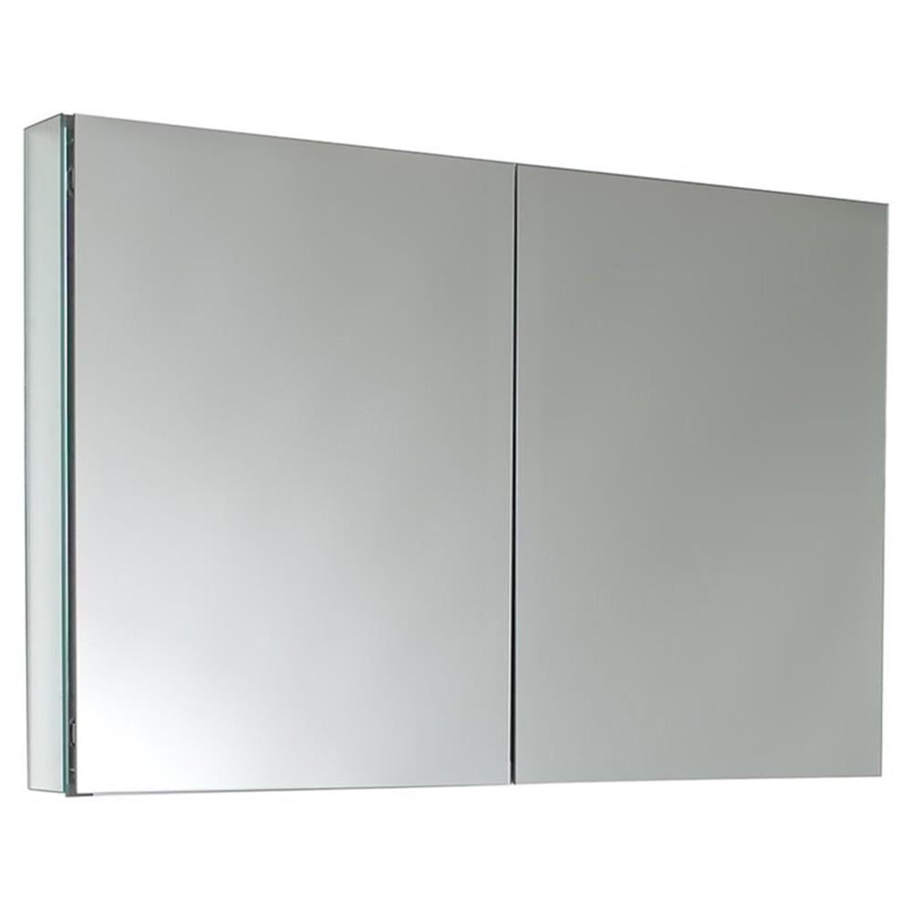 Senza 40" Wide Frameless Bathroom Medicine Cabinet with Mirrors
