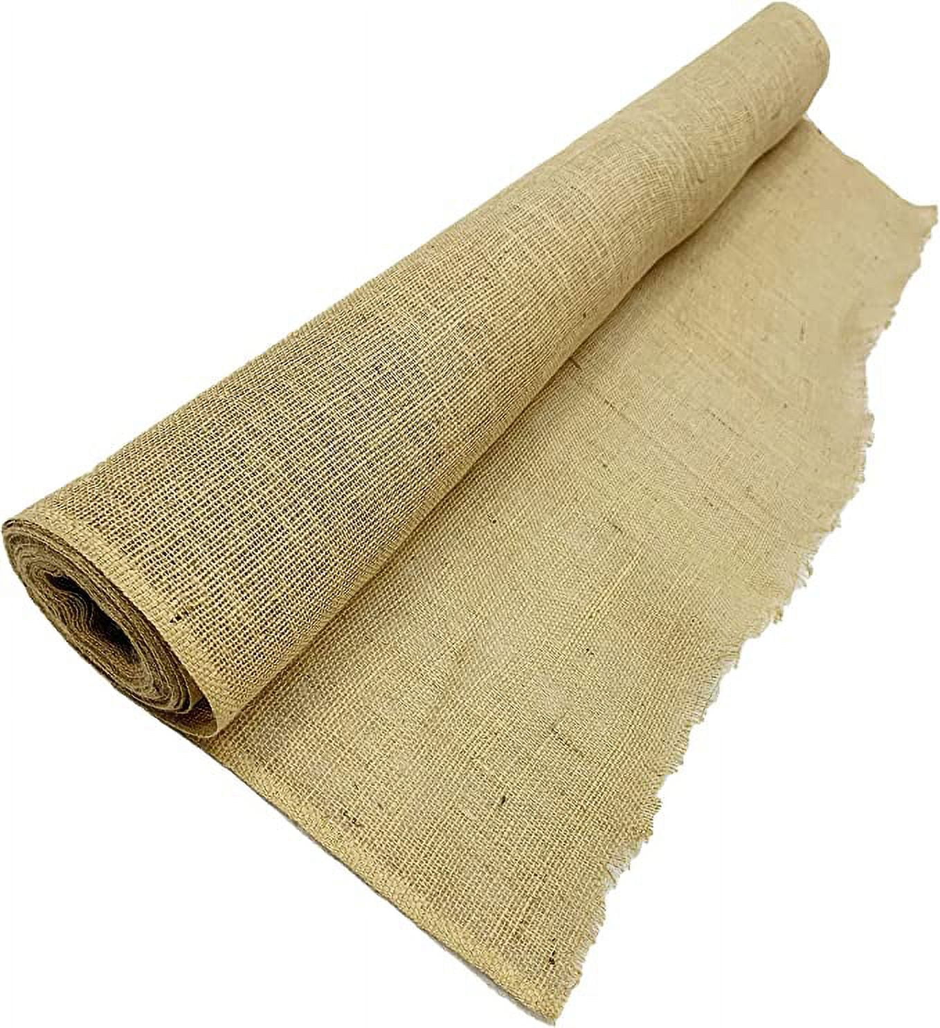 40" Wide x 24 feet Long Burlap Roll Premium Jute Liner 40 inch x 8