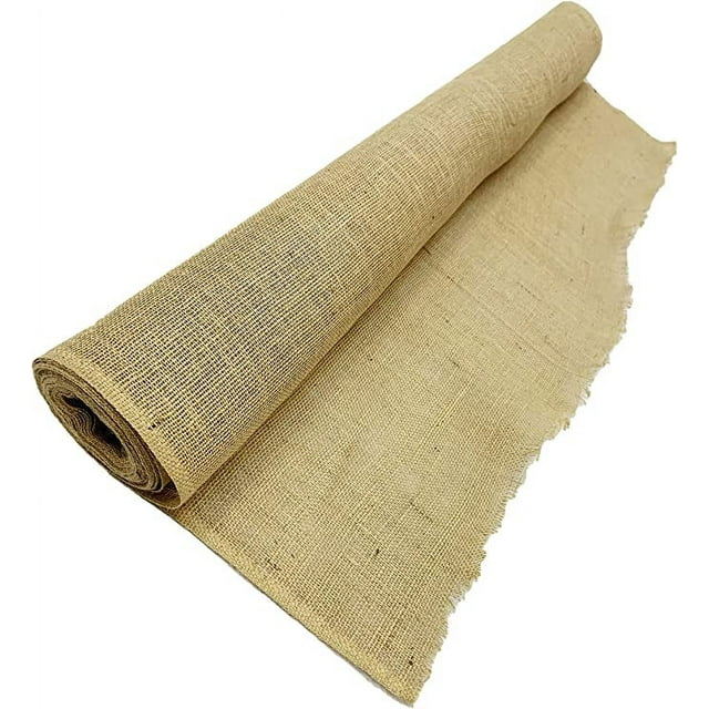 40" Wide x 24 feet Long Burlap Roll Premium Jute Liner 40 inch x 8