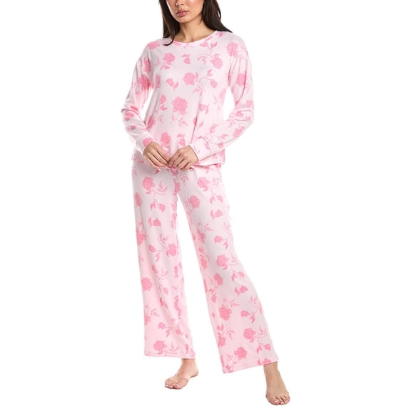 40 Winks womens  2pc Top & Pant Set, l