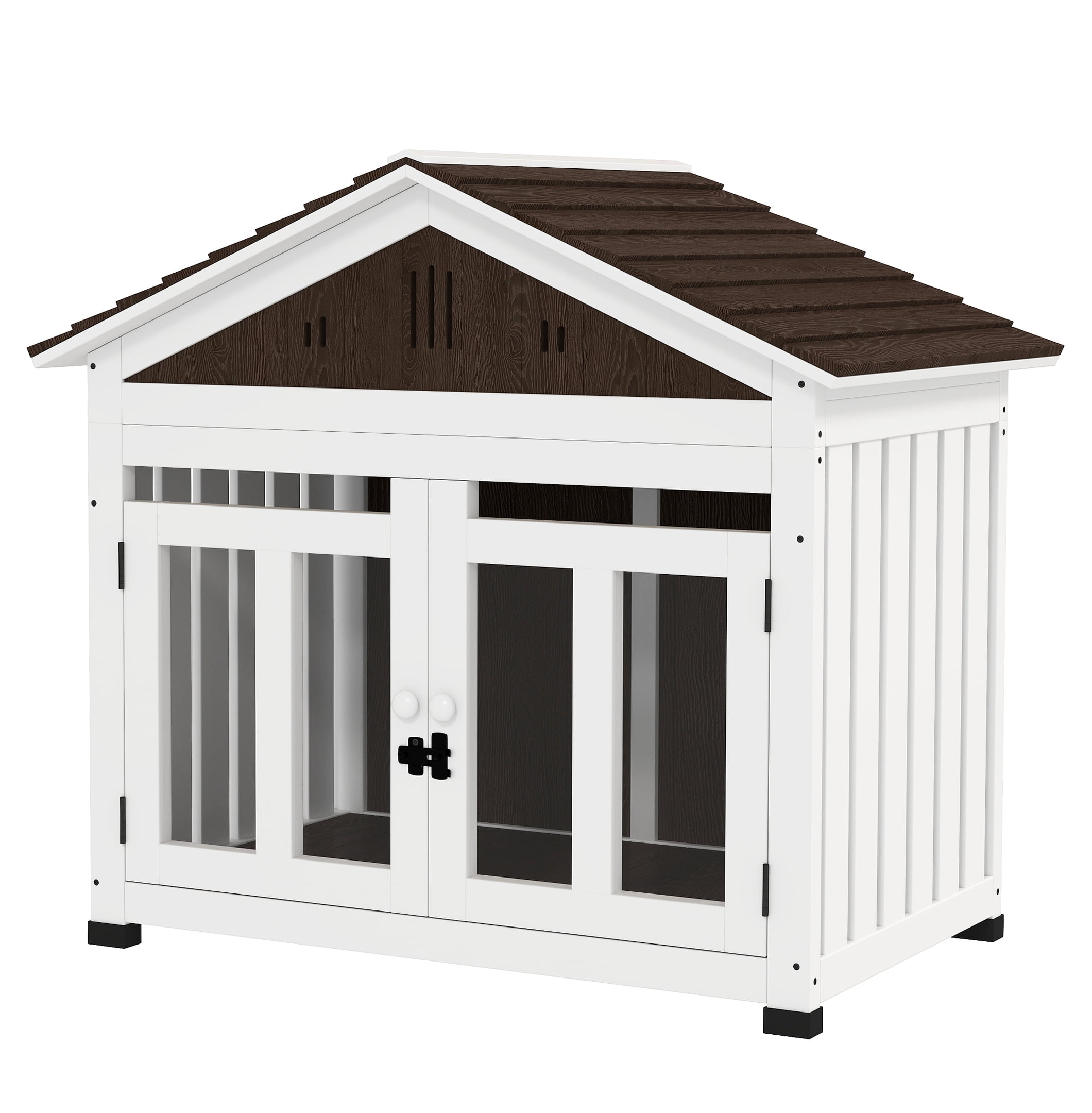 Curated visual reference: Fresh Look at 40 Wooden Dog House Indoor Outdoor Kennel For Small Medium