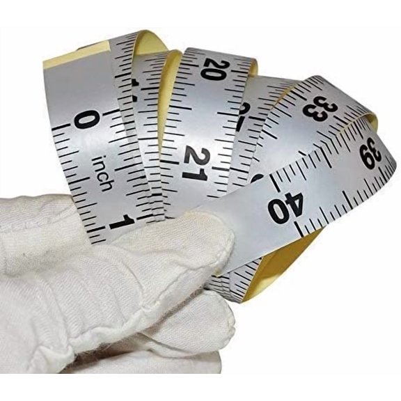 40'' Workbench Ruler Adhesive Backed  Measure | Self-Adhesive  Measure Read From Left to Right (Inches)