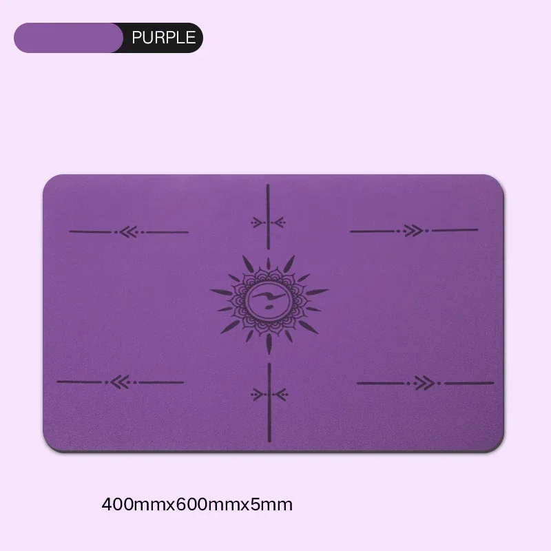 40 X 60CM Yoga Mat Anti-slip PU Rubber Mini Yoga Pad Flat Support Inverted Balance Knee Pad Fitness Pad Yoga Mats Thickness 5mm