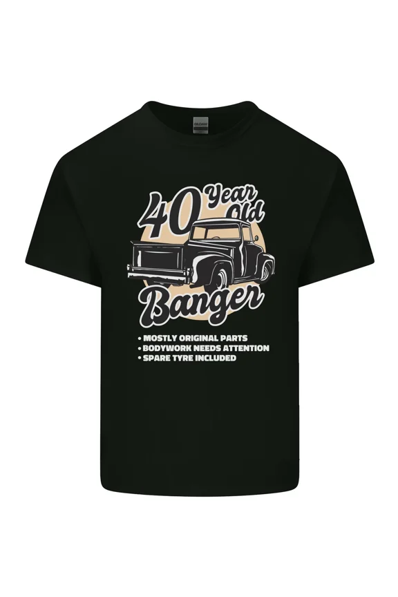 40 Year Old Banger Funny Birthday and 40th and Year Unisex T-Shirt