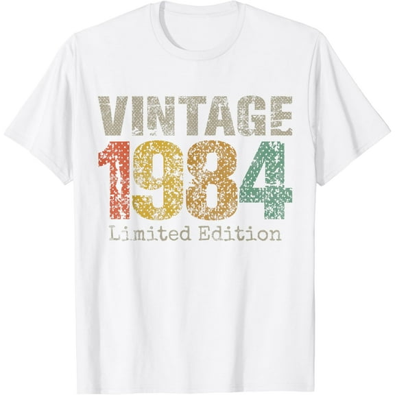 40 Year Old Gifts Vintage 1984 Limited Edition 40th Birthday T-Shirt