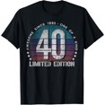thumbnail image 1 of 40 Year Old Gifts Vintage 1985 Limited Edition 40th Birthday T-Shirt, 1 of 3