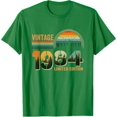 40 Year Old Retro Gift Men Women Vintage 1984 40th Birthday TShirt