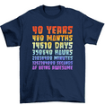 thumbnail image 1 of 40 Years Of Being Awesome Months Days 40th Birthday T-Shirt Men Women, 1 of 2