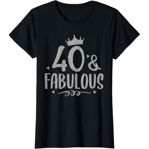 40 Years Old And Fabulous 40th Birthday T-Shirt