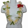 thumbnail image 1 of #40 Yellow-White(plumeria), Full Lei, 1 of 2