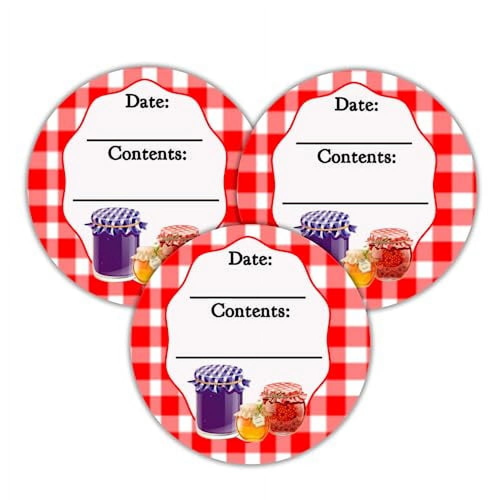 40 canning labels for Mason jar lids, or Ball jar lids, stickers